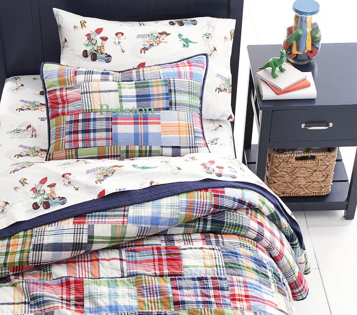 Madras Kids' Comforter Set | Pottery Barn Kids
