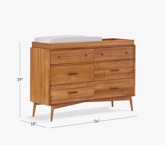 mid century modern baby dresser