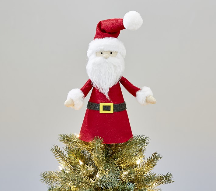 Santa Christmas Tree Topper Pottery Barn Kids