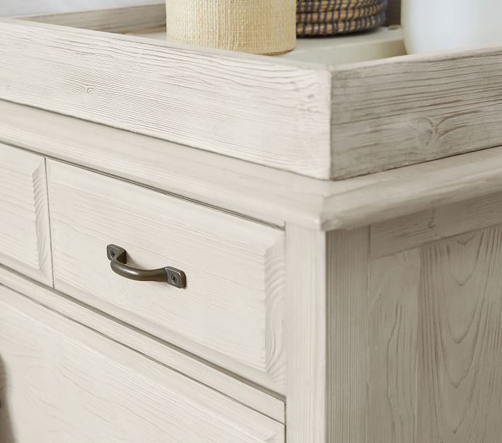 Rory Extra Wide Changing Table Dresser & Topper Pottery Barn Kids