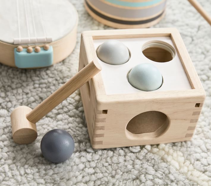 Plan Toys x pbk Punch Drop Baby Toys Pottery Barn Kids