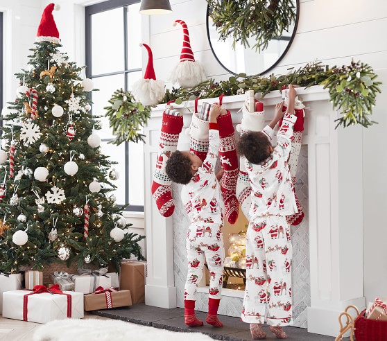 Christmas tree topper santa hat Clearance