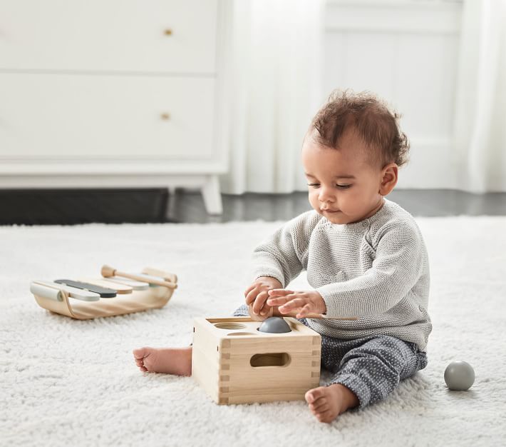 Plan Toys x pbk Punch Drop Baby Toys Pottery Barn Kids