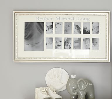 White Oval First Year Frame | Baby Keepsake | Pottery Barn Kids