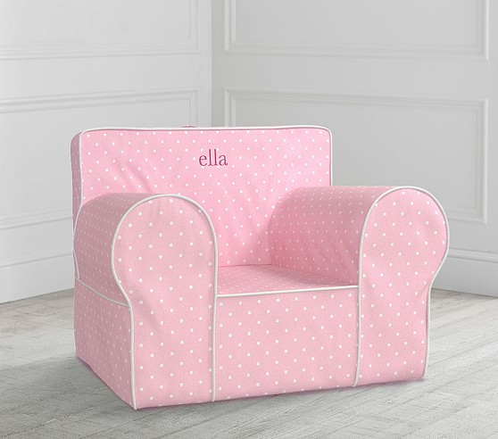 INSERT FOR POTTERY BARN KIDS ANYWHERE CHAIR NEW HOT PINK PLUSH COVER SMALL 
