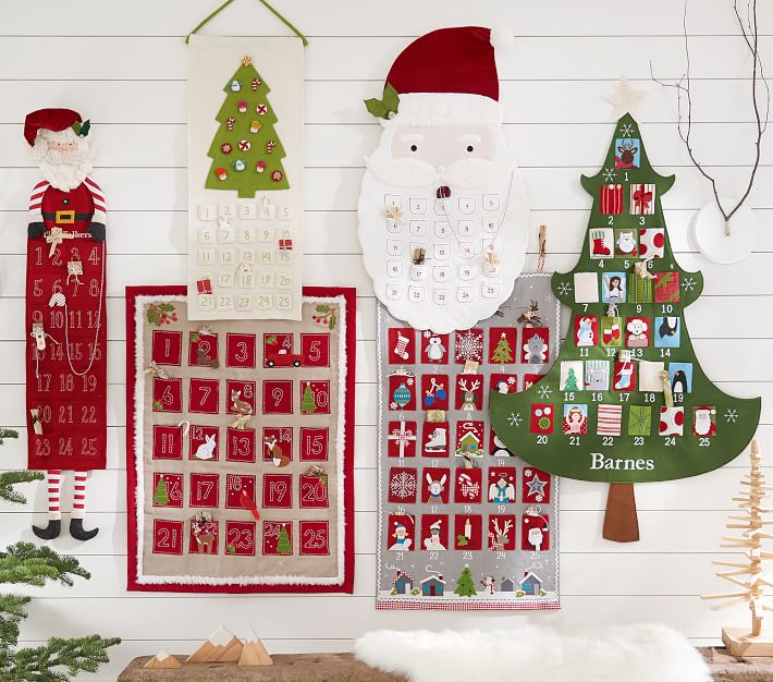 Quilted Kids Advent Calendar Pottery Barn Kids