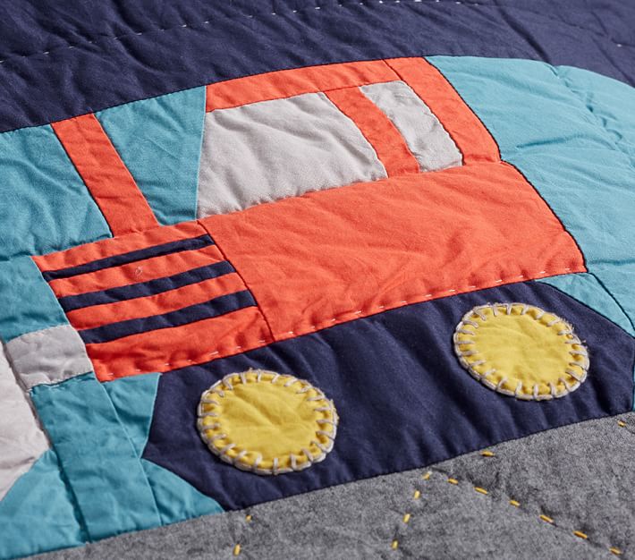 Jax Construction Kids' Comforter Set Pottery Barn Kids