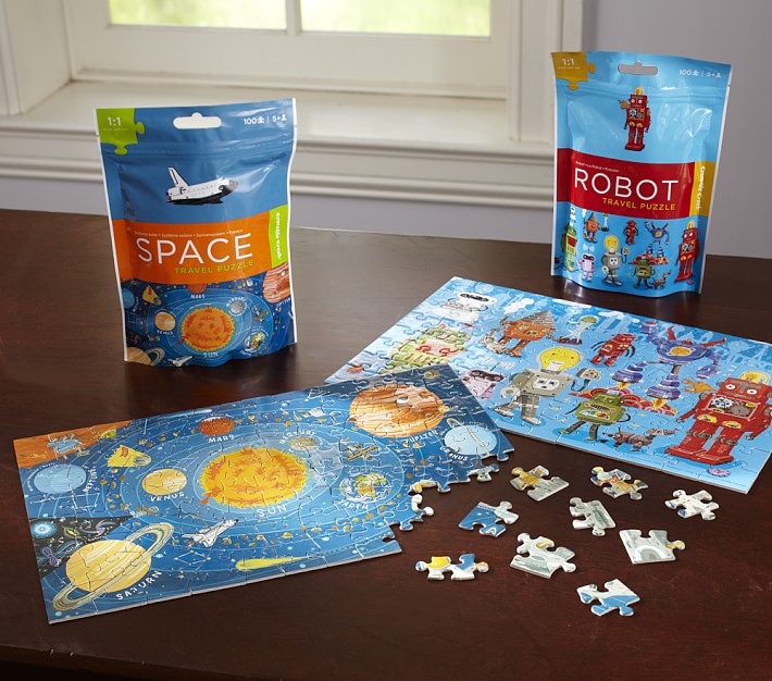 Space & Robot Travel Puzzles | Pottery Barn Kids