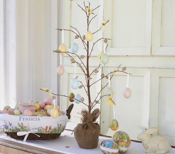Easter decoration butterflies for Furniture Tree Decorations Home Easter 13cm 12pz 