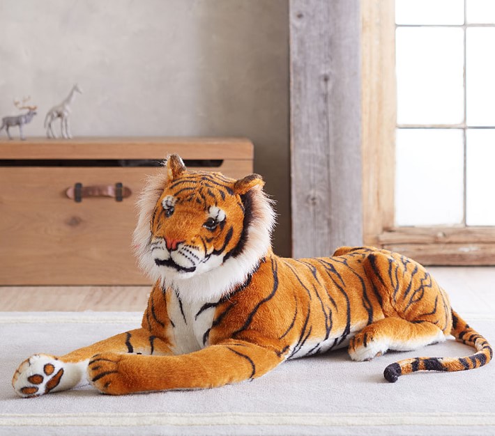 jumbo plush tiger