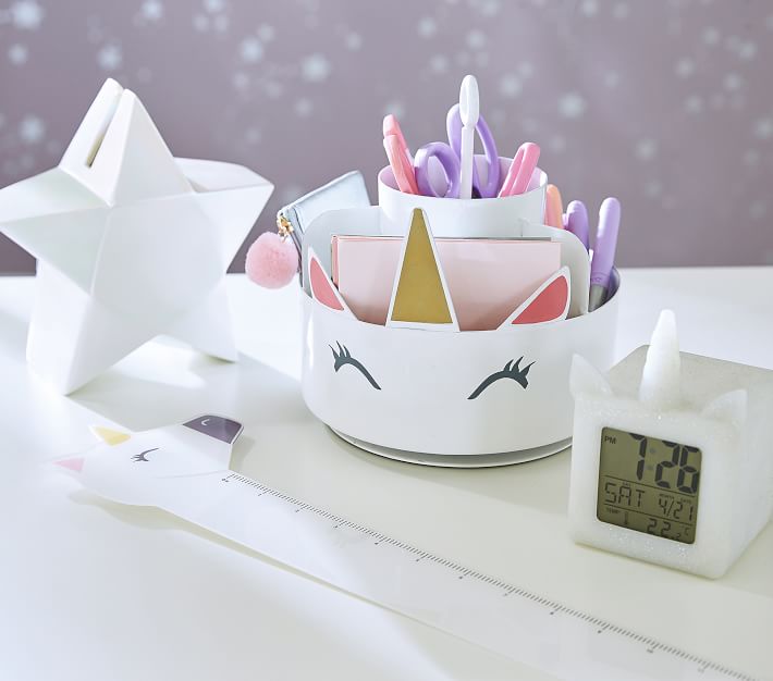 Light Up Unicorn Digital Clock Kids Room Decor Pottery Barn Kids