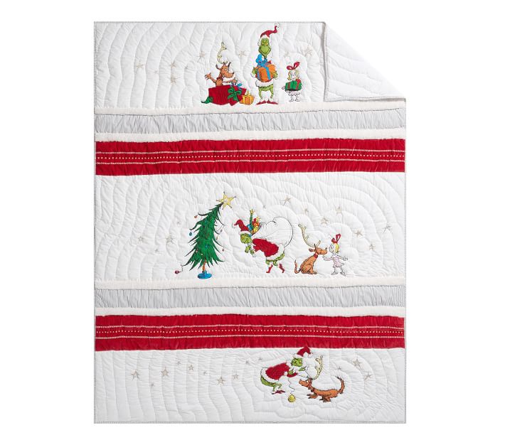 Grinch Kids Quilt Pottery Barn Kids