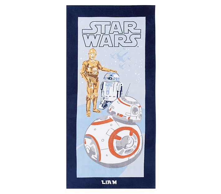 Star Wars™ Droid™ Kid Beach Towel Pottery Barn Kids