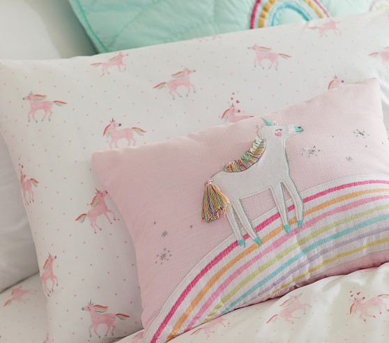 Soft Printed Unicorn Cushion kids pillow 