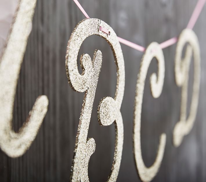 Glitter Wall Letters Pottery Barn Kids