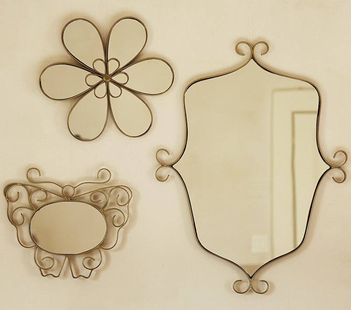 Gold Framed Kids Mirrors Pottery Barn Kids
