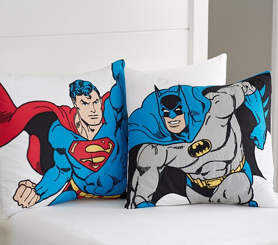 Pottery Barn Justice League Superman Pillow Cover 20” 