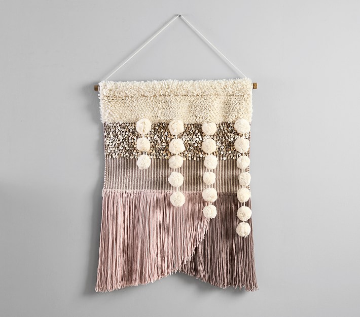West Elm X Pbk Blush Woven Wall Tapestry