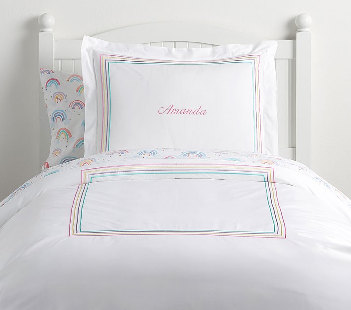 pottery barn grand embroidered duvet