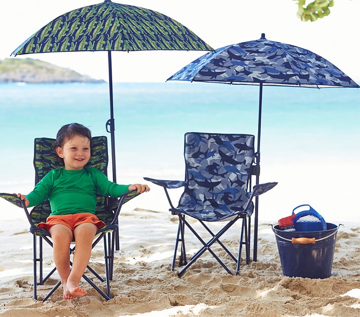 Boy S Freeport Kids Beach Chair, Baby Outdoor Chair With Umbrella
