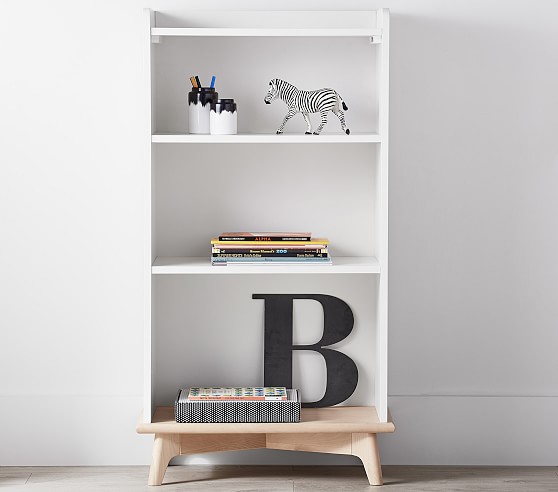 Sloan Tall Modern Bookcase Pottery, Extra Wide Tall Bookcase