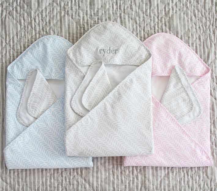 Organic Arrow Baby Hooded Towel Pottery Barn Kids