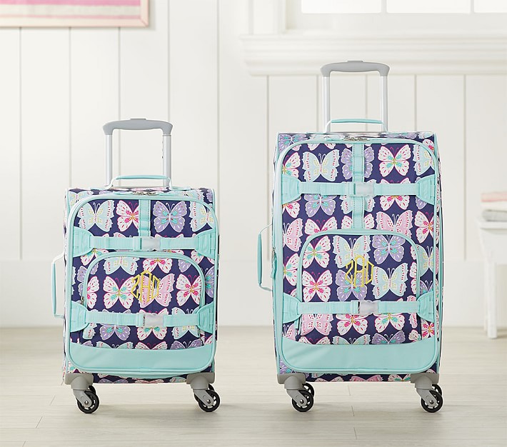 Navy Aqua Butterflies Spinner Kids 