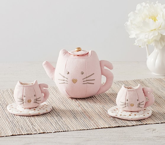 plush tea set