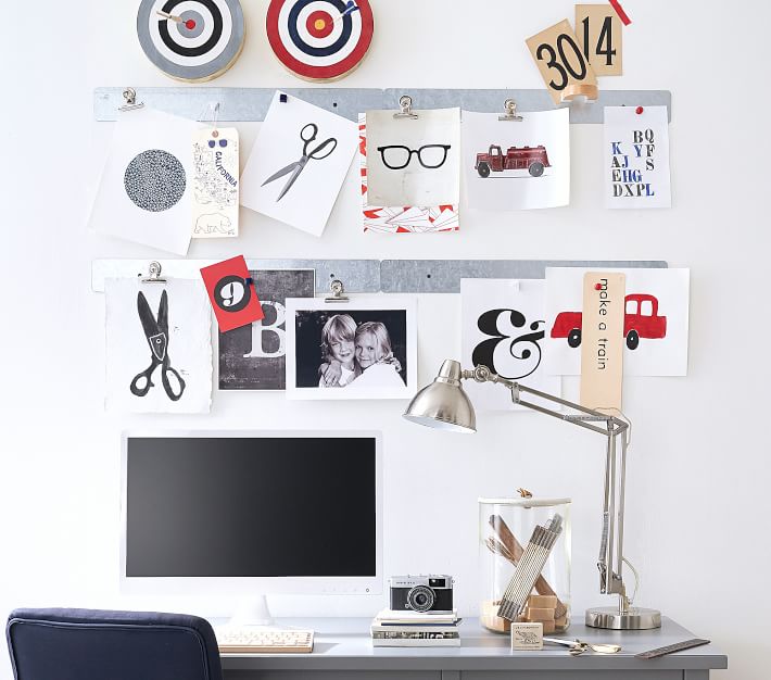 Strip with Clips Kids Art Display Pottery Barn Kids