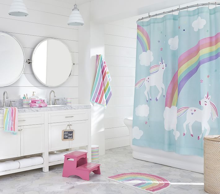 Rainbow Kids Bathroom Set | Pottery Barn Kids