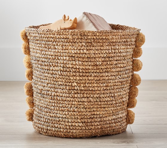 pom pom toy basket