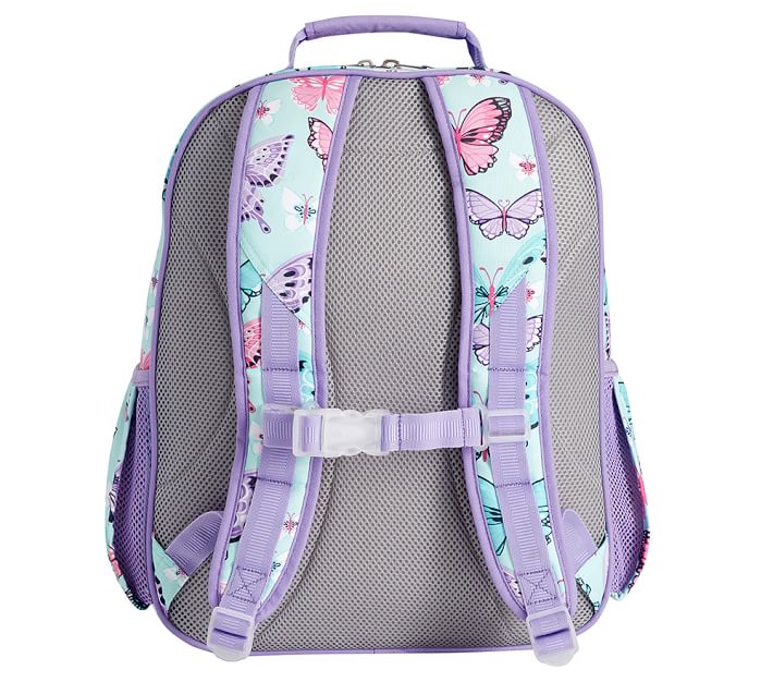 Mackenzie Aqua Lavender Pretty Butterflies Girls Backpacks | Pottery ...