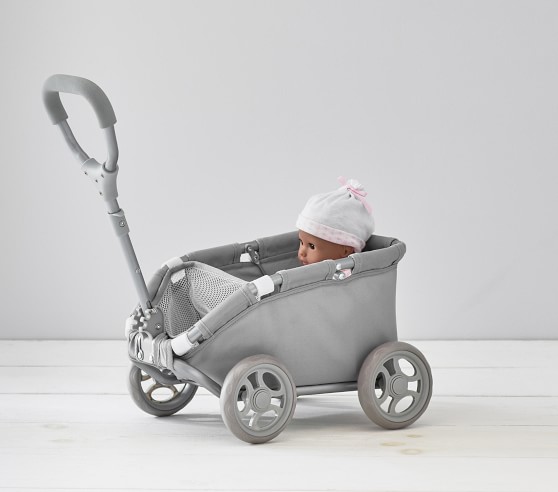 Gray Stars Baby Doll Wagon | Doll 