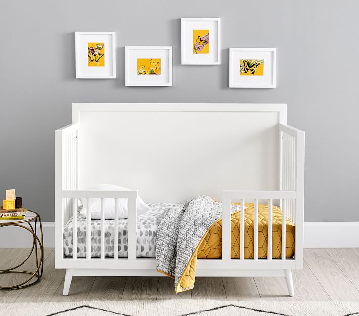 Mid Century Toddler Bed Conversion Kit | Modern Crib | Pottery Barn Kids