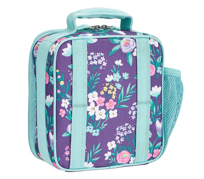 Purple Flower Bouquet Kids Lunch Box | Pottery Barn Kids