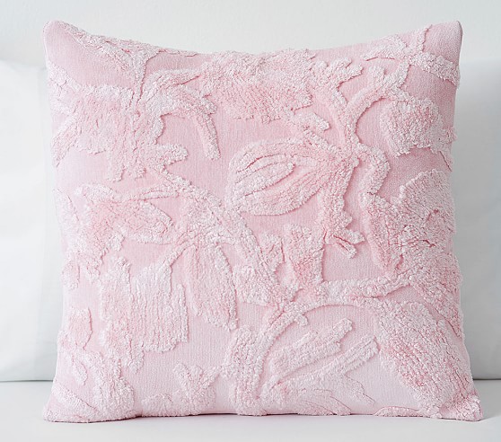 Linen Cotton Blend Pink Pillow Sham by Pottery Barn Kids Standard Size NEW 