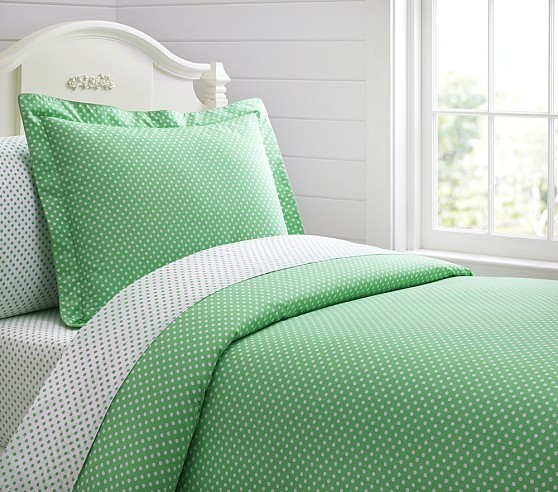 bright green duvet cover