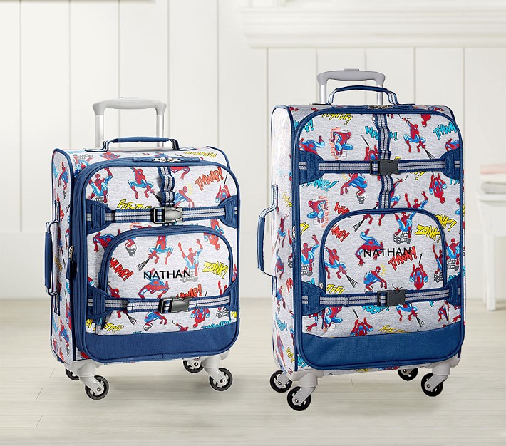 spider man rolling luggage