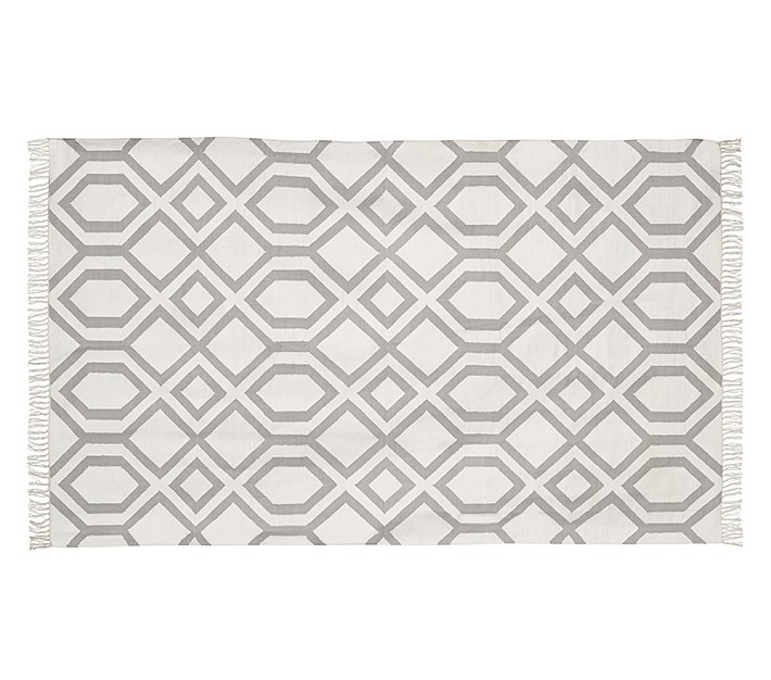 Mat Gray Patterned Rugs Pottery Barn Kids