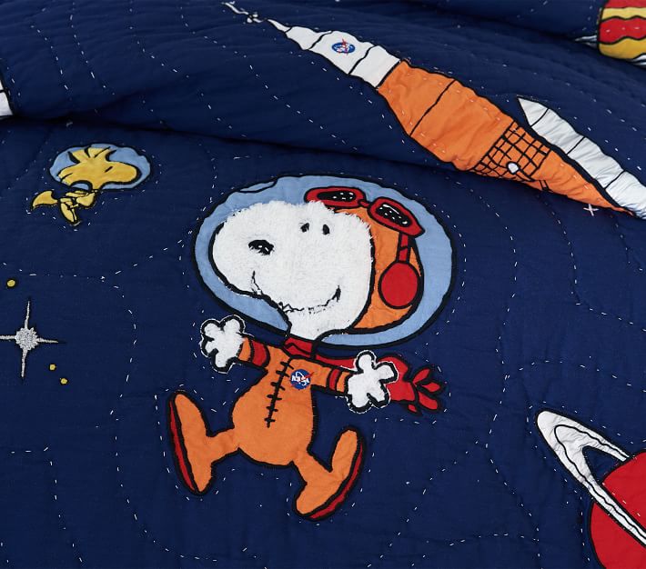 Astronaut Snoopy Kids Bedding Pottery Barn Kids