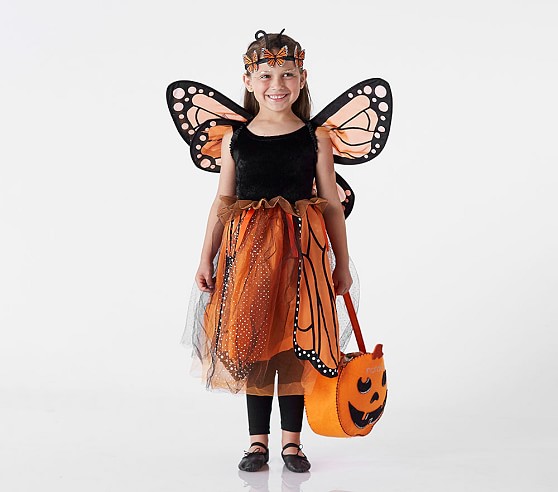 NWT Pottery Barn Kids Baby Sunflower butterfly tutu costume 6-12 mos 9 Halloween 