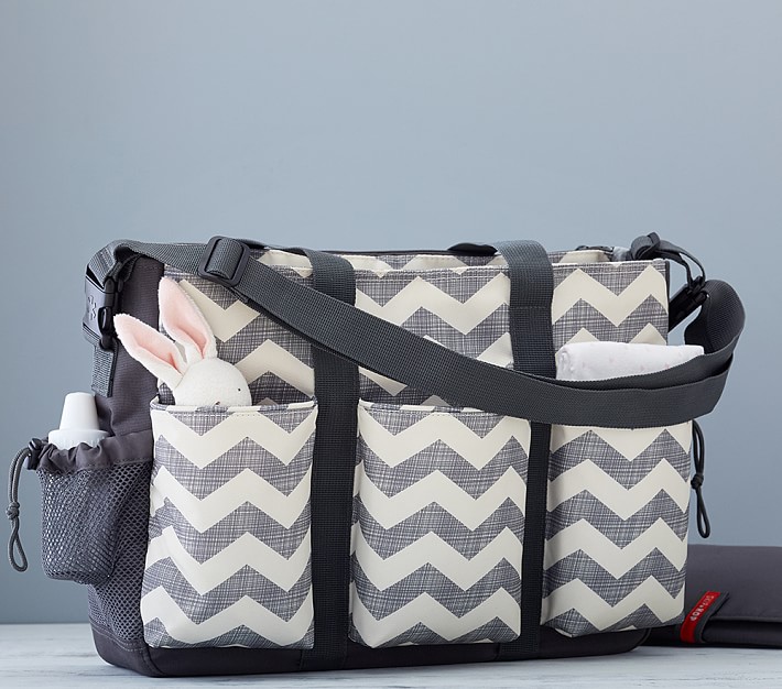 Chevron Skip Hop Double Duo Diaper Bag | Pottery Barn Kids