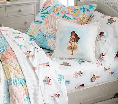DISNEY~MOANA~SUPER SOFT~ FULL SIZE SHEET SET~NWT~1 FLAT/ 1 FITTED/ 2 PILLOWCASES 