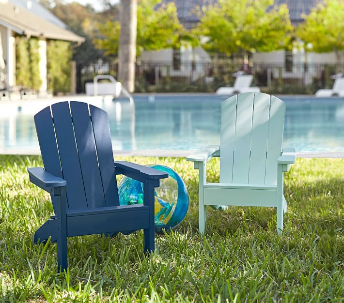 Navy Adirondack Kids Beach Chair Pottery Barn Kids