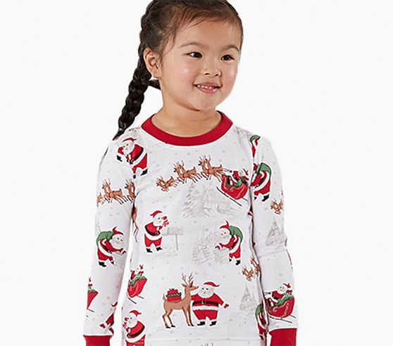 Pottery Barn Kids Holiday Snoopy Tight Fit Pajamas Size 2T 