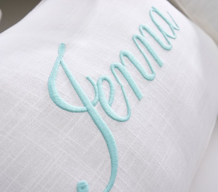 Monogram Name Pillow Cover | Pottery Barn Kids