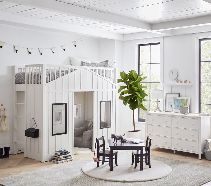 Boys Organic Shining Star GlowintheDark Kids' Duvet Cover Pottery