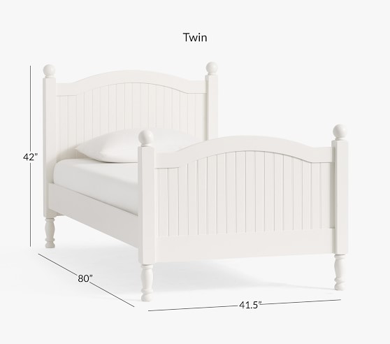 Catalina Kids Bed Pottery Barn, Toddler Twin Bed Dimensions