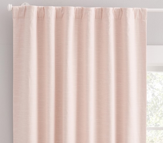 Details about   POTTERY BARN KIDS EVELYN RUFFLE BOTTOM BLACKOUT PANEL 44 X 96" WHITE #9650 