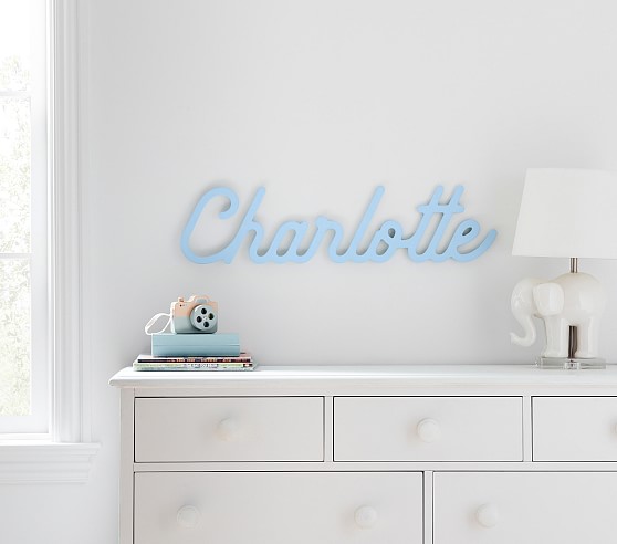 Personalized Acrylic Wall Letters | Pottery Barn Kids